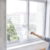 Modern Stick-On Window Mosquito Net with Velcro 150x200 2ea