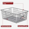 8 Set, Extra Large Wire Baskets for Organizing with Lables,