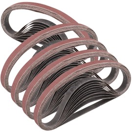 STEBRUAM Sanding Belts 13 x 457 Grit 320 Pack of 50