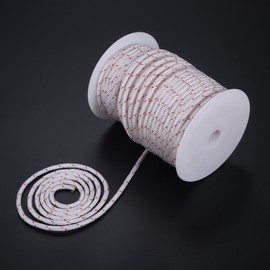 Hicello 5mm-50Meter Recoil Starter Rope Engine Pull Cord Replacement for Husqvarna STIHL Chainsaw Trimmer Brush Cutter Lawn Mower Engine Starter Rope Recoil Cord Nylon Starter Cord Engine Parts