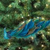 Christmas Tree Decorations 3D Simulation Peacock Decoration Artificial Feather Pendant