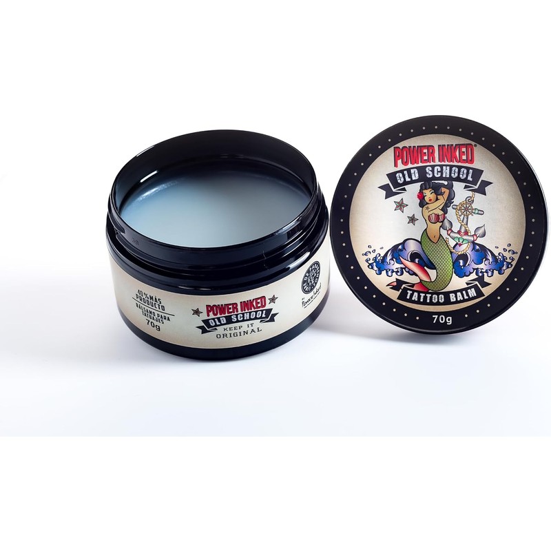 Bálsamos para Cuidado del Tatuaje, Power Inked, Kit de 2