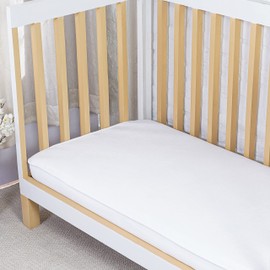 Sheet Story Ackly Waterproof Cot Mattress Protector 120 x 60cm - Supersoft Natural Bamboo Fabric Hypoallergenic and Noiseless Fitted Sheet Cover -100% Waterproof Mattress Protector Cot Mattress Topper