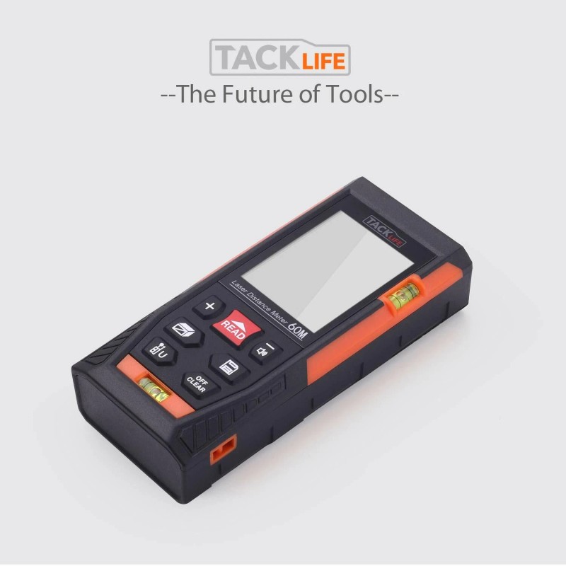 Tacklife HD60 Classic Laser Measure 196Ft M/In/Ft Mute Laser Distance