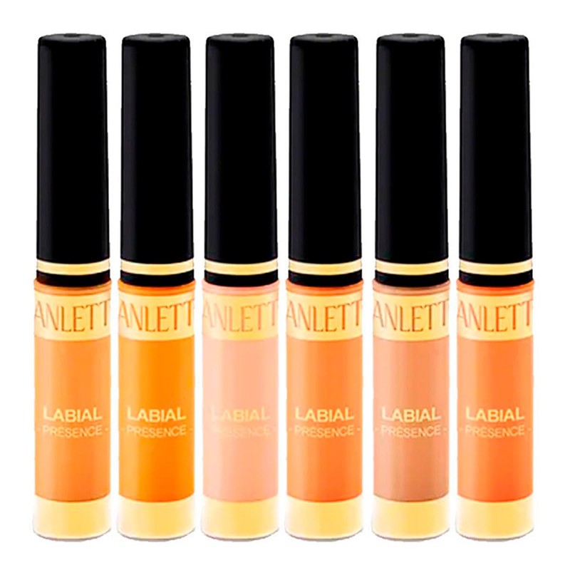 Kit labial indeleble Anlett con 6 piezas #1 multicolor cont.