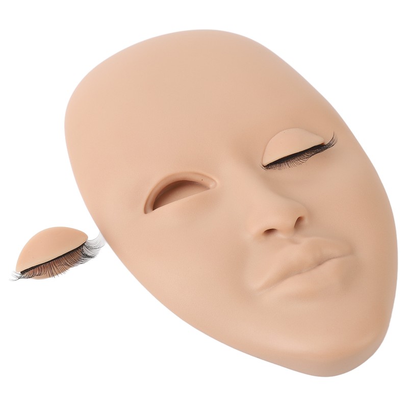 3pcs Eyelash Mannequin Head Lash Extension Training Practice Head with