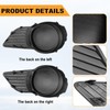 Dunviku 2PCS Fog Light Covers Driver & Passenger Side OEM
