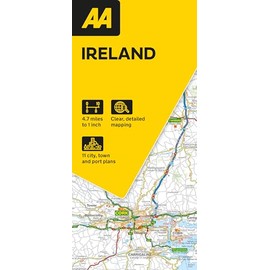 AA Road Map Ireland: 1:300000