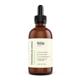 HEBBE - Proteína de Arroz 100 g | Hidrolizado de Proteína de Arroz | Hidratante para Piel y Cabello | Propiedades Faciales y Capilares | Contenido 100