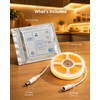 Gold Yellow COB LED Strip Light 24V,16.4FT Dotless Light (Without