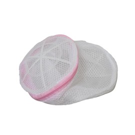 Mesh Laundry Wash Bag with Zipper, 15 cm Round, 500g - Perfectly Used for Washing Products such as Kids Shoes, Delicate Lingeries, Silk, Cashmere, Socks, Shoelaces, Soft Toys, Stuffed Animals
