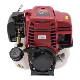 LyeXD 37.7CC 4-Stroke Gasoline Engine, 1kW 6500RPM Gas Power Lawnmowers Engine Motor with 0.65L Fuel Tank, Single Cylinder Air-Cooled Petrol Engine for Post Hole Digger Replacement