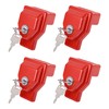 NAKANEKO Glad Hand Lock Keyed Alike 4 Pack Heavy Duty