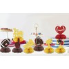 8Pcs Football 1st Birthday Honeycomb Centerpieces Baby Shower Rookie of