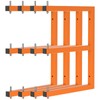 Lumber Rack Wall-Mounted Lumber Storage Rack, Heavy Duty Wood Storage