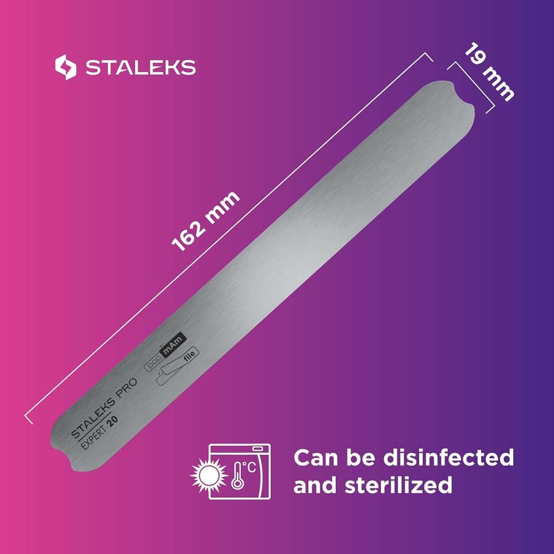 STALEKS PRO Base de metal para uñas rectas Experto 20