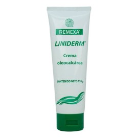 Remexa Liniderm Crema Oleocalcárea Hidratante, Uso Día y Noche, Todo Tipo de Piel, 120g