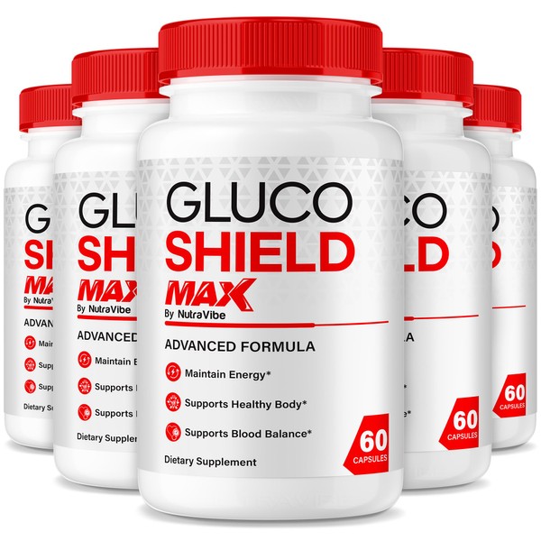 (5 Pack) Gluco Shield Max – Original Formula with a