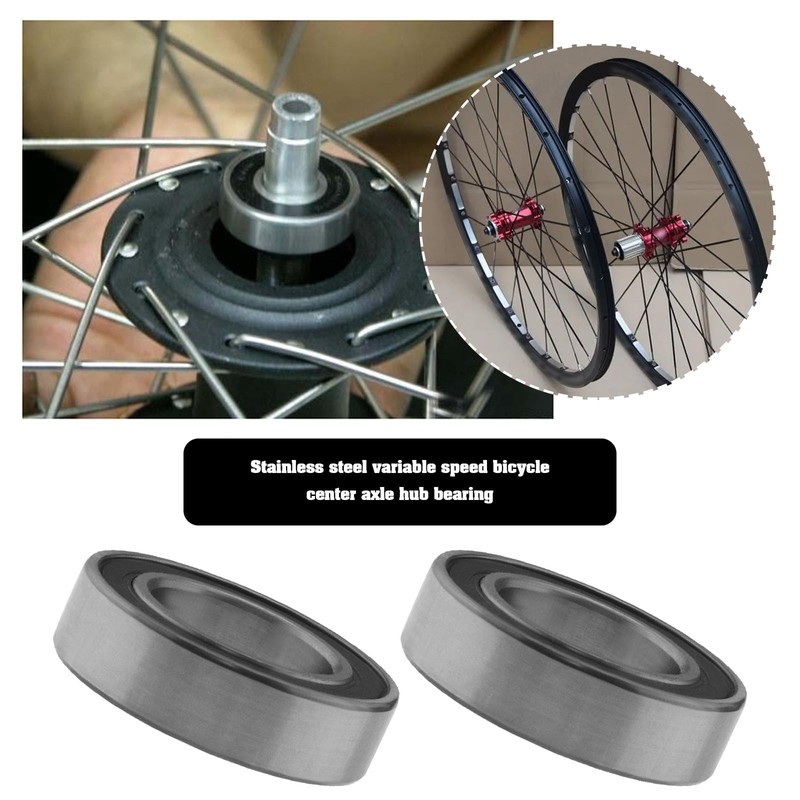 EMSea 4PCS 15267-2RS Deep Groove Ball Bearings Bicycle Double Rubber