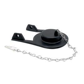 PLB40013 EvertechPRO Toilet Flapper Replacement Kit - 2 Inch Flapper Ball for Flush Valve with 9 Inch Steel Chain, Universal Design, Flexible Rubber, Long-Lasting Durability