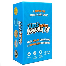 Kids Create Absurdity Funny Card Game for Kids Family Game Night Laugh Until You Cry- A Fun Fill in The Blank Card Game for Ages 6-12 Years Old
