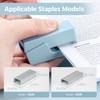 NUSIGN Mini Stapler with 830 Staples, Small Cute Desk Staplers,
