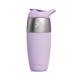 Promixx Pursuit Shaker Bottle 950ml Single Wall Stainless Steel Protein Shaker Bottle, Super Smooth Shakes, 950ml, Lilac