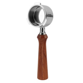 51mm Bottomless Coffee Portafilter 3 Ears Single Layer Portafilter Coffee Machine Bottomless Filter For Delonghi F Redwood