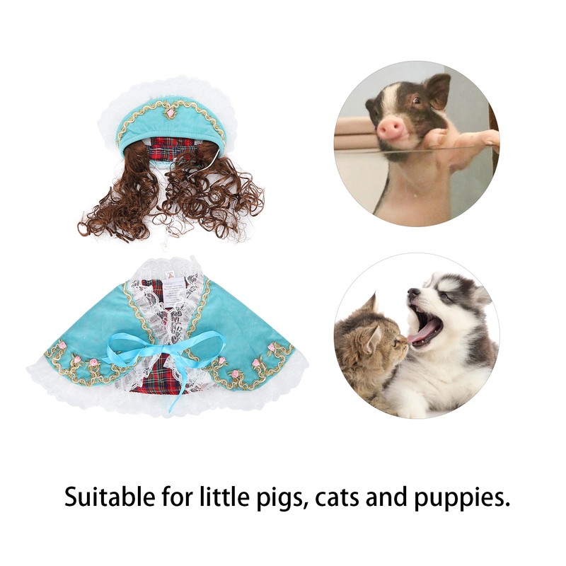 Small Pet Mini Beautiful Cloak Pet Costume Clothes Dogs Cats