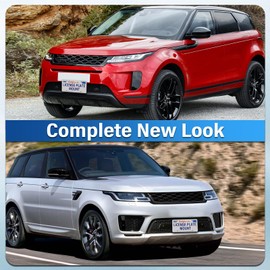 Heavy Duty Front License Plate Frame Compatible with Land Rover Defender, Discovery 5th gen, Discovery Sport 2nd gen, Range Rover 4th gen/Evoque 2nd gen/Range Rover Sport, No Drill Grille Mount