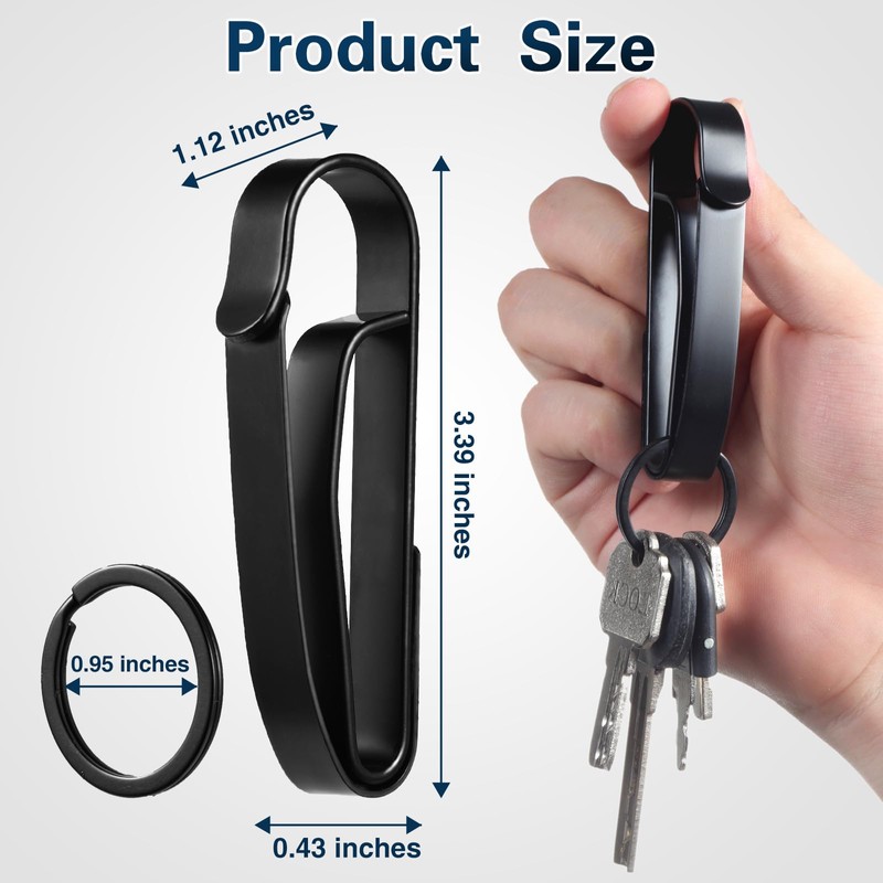 Duty Belt Key Holder, 2PCS Premium Duty Belt Key Clip,
