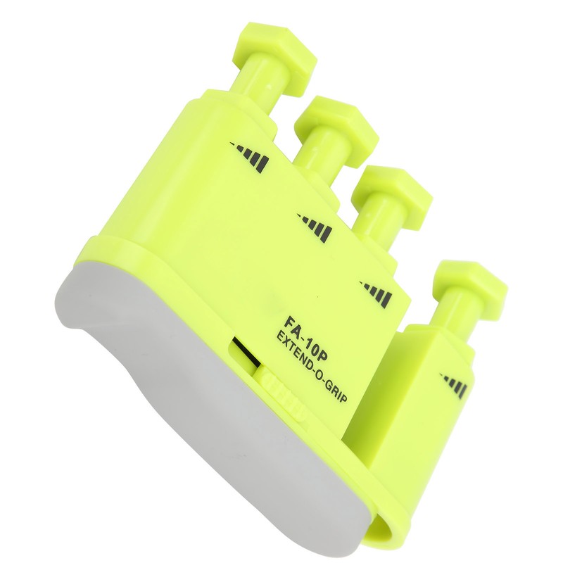 Finger Strengthener Exerciser Adjustable Tension Plastic Trainer for Musician GuitaristGreen