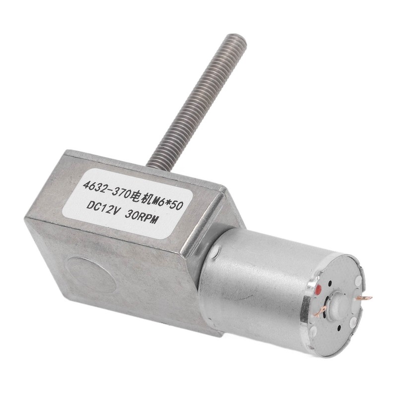 30RPM DC Geared Motor Self Locking Ability Great Adaptation Worm
