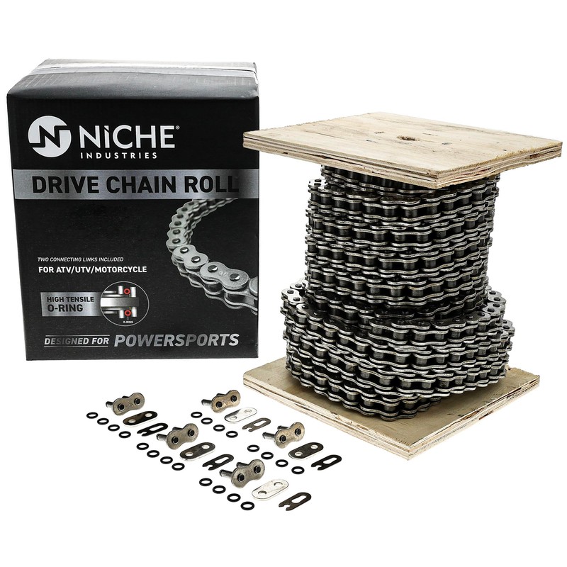NICHE 428 O-Ring Motorcycle Drive Chain Bulk Reel with 5