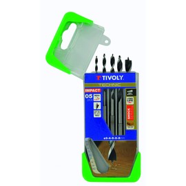 Tivoly 10803770002 Hexa Wood Drill Bit Set 3 Points