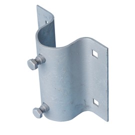 Dock Edge Stationary Dock Side Leg Holder, Galvanized, 5-7/8" x 5-1/4"