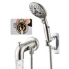 LOCALAND Bathtub Faucet with Sprayer, Tub Spout with Diverter Fits