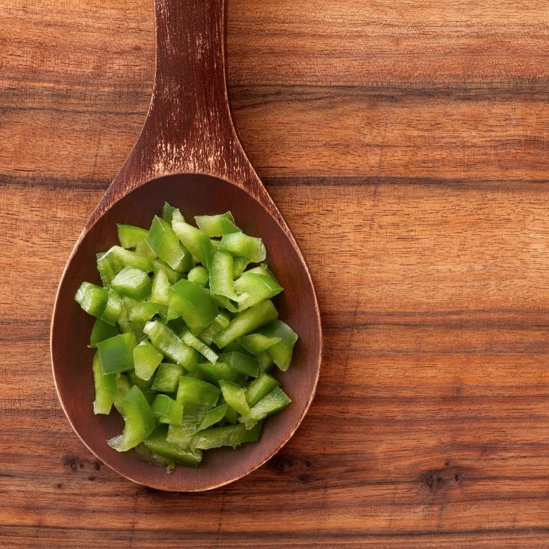 Birch & Meadow Diced Green Bell Pepper, 15.2 oz, Cut