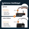 Padlock with Combination Code - 4 Digit Combination Lock for