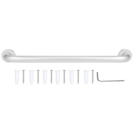 Bathroom Space Aluminum Bathtub Handle Anti-Skid Handrail Grab Bar for Home Hotel 50cm White