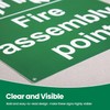 Firefighting Assembly Point Sign 400 x 300 x 1mm,Matte Rigid