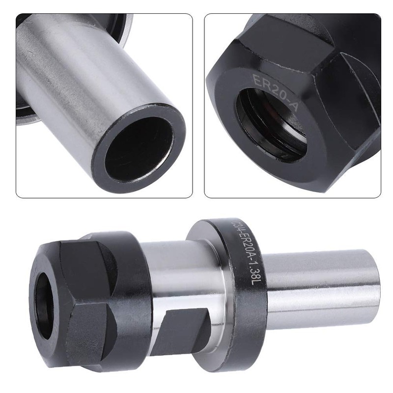 ER20 3/4 Inch Bits Router Collet Extension Chuck Rod C3/4-ER20A-1.38L