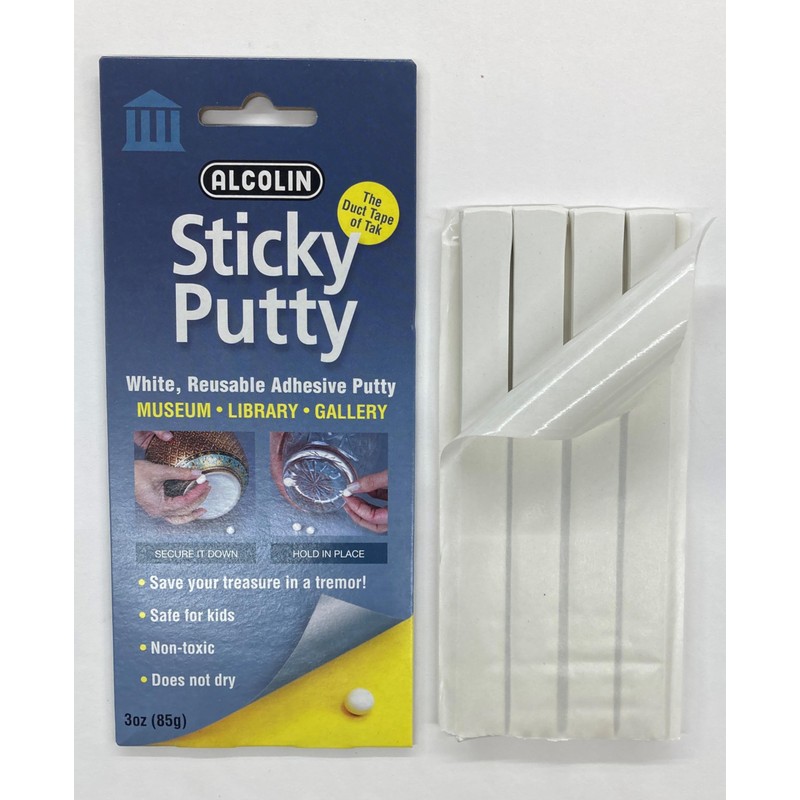 3oz Museum Sticky Putty Reusable Repositionable Museum & Gallery Quality
