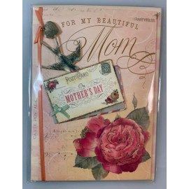 Papyrus NEW Papyrus Mother's Day Card -  For my Beautiful Mom - vintage