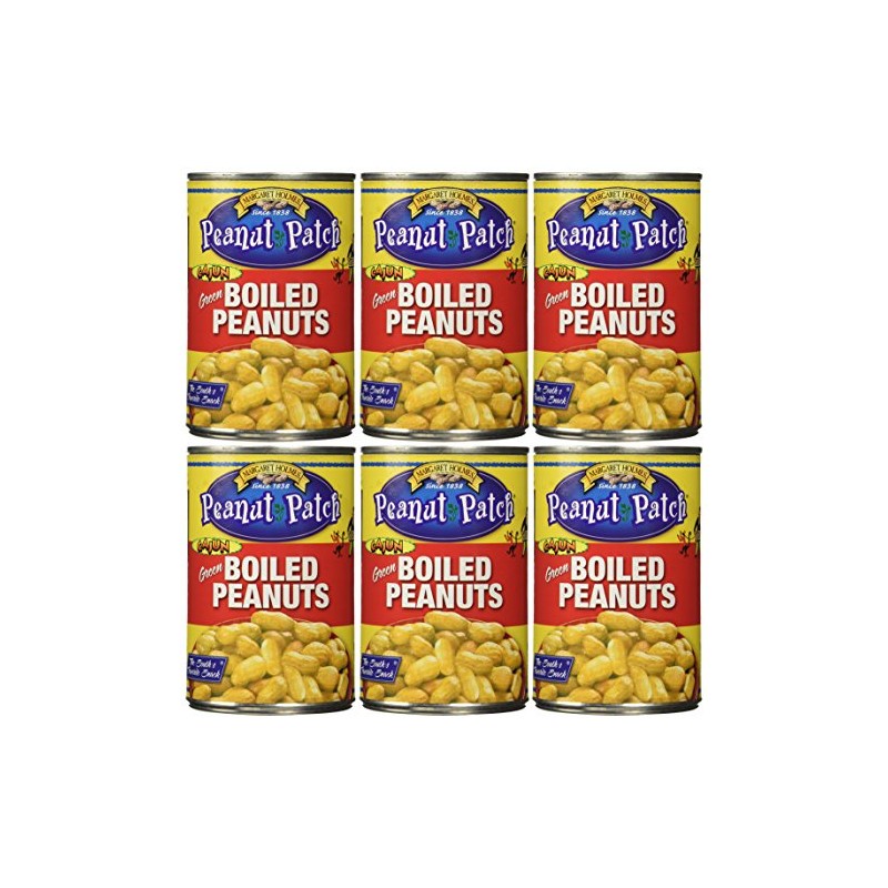 Margaret Holmes 6 Piece Cajun Style Boiled Peanuts, 5.95 Pound