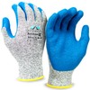 Pyramex GL501C5 Series Latex Safety Gloves With HPPE And Crinkle Palm Size Large