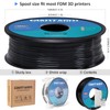 GIANTARM Black TPU Filament, 95A TPU Filament 1.75mm, Dimensional Accuracy