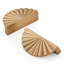 HARPOON 6 Pack Bin Cup Pulls,3 Inch Kitchen Cabinet Handles,Modern Cabinet Bar Pulls,Drawer Handles Classic Home Furniture Hardware Champagne Gold