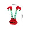 CHILDWEET Neutral Home Decor Inverted Elf Leg Christmas Ornament Cotton