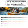 LINGVUM Kayak Paddle Leash Stretchable Paddle Strap Coiled Lanyard Rope